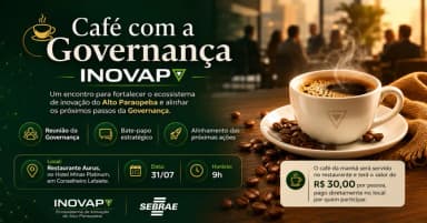 Café da Governança INOVAP em Conselheiro Lafaiete