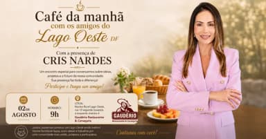 Café da manhã amigos Lago Oeste em Brasília