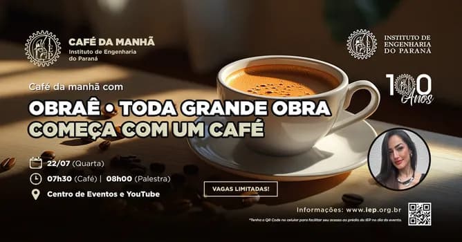 Imagem do Café da Manhã com OBRAÊ: Toda grande obra começa com um café