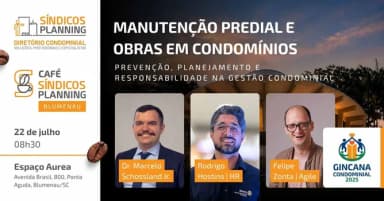 Café Sindicos Planing Blumenau Edição 03 em Blumenau