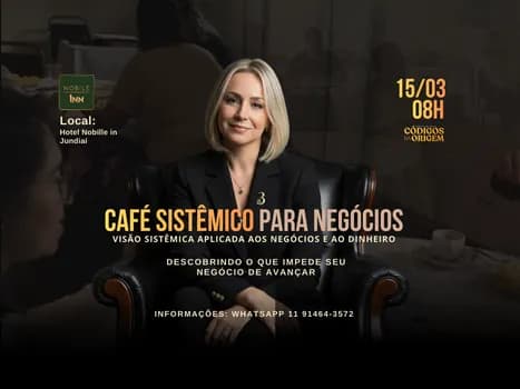 Imagem do Café Sistêmico para Negócios - Participação com aplicação direta