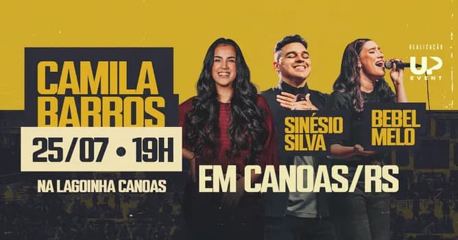Imagem do CAMILA BARROS + SINÉSIO SILVA + BEBEL MELO - NOITE PROFÉTICA