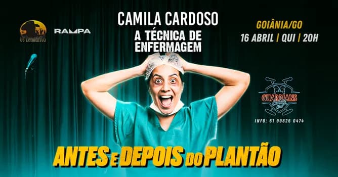 Imagem do CAMILA CARDOSO em GOIÂNIA/GO - Antes e Depois do Plantão