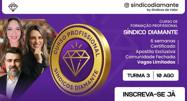 Imagem do CAMPO GRANDE - CURSO DE FORMAÇÃO PROFISSIONAL SINDICO DIAMANTE