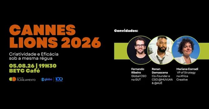 Imagem do CANNES LIONS 2026: Criatividade e Eficácia sob a mesma régua