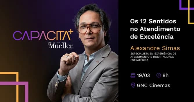 Imagem do CAPACITA+ Mueller - Os 12 Sentidos no Atendimento de Excelência