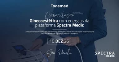 Capacitação Ginecoestética com energias da plataforma Spectra Medic - Dezembro em São Paulo