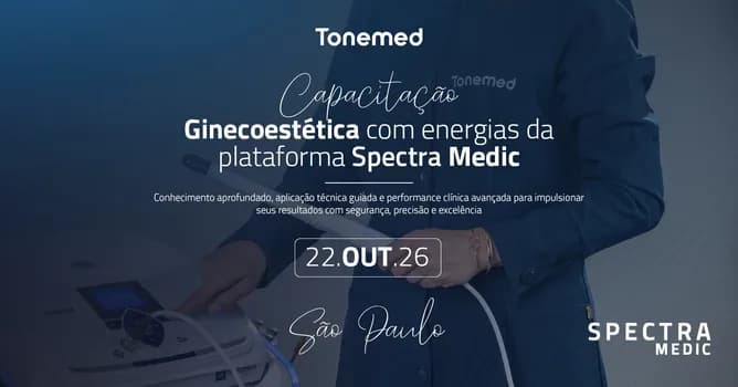 Imagem do Capacitação Ginecoestética com energias da plataforma Spectra Medic - Outubro