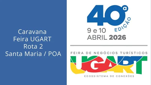 Imagem do Caravanas UGART 2026 - Rota 2 - Santa Maria a Porto Alegre