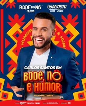 CARLOS SANTOS EM BODE, NÔ E HUMOR em Olinda