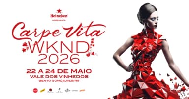 Carpe Vita Weekend Vale dos Vinhedos 2026 - Bento Gonçalves/RS em Bento Gonçalves