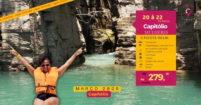 Imagem do Casa de Luxo em Capitólio- Entrada R$ 279,90 + 3x R$ 279,90 até dia 12/03