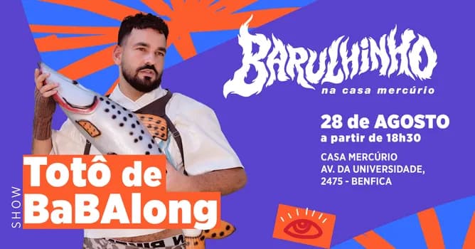 Imagem do Casa Mercúrio apresenta: Show Totô de Babalong