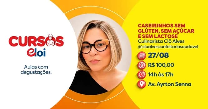 Imagem do CASEIRINHOS SEM GLÚTEN, SEM AÇÚCAR E SEM LACTOSE