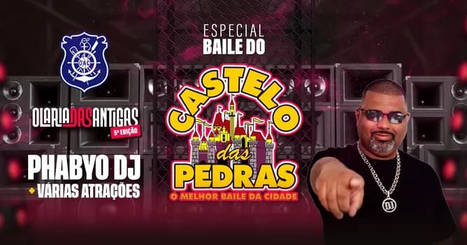 Imagem do Castelo das Pedras Baile especial 25/7 as 19h