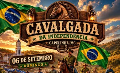Cavalgada da Independência em Capelinha
