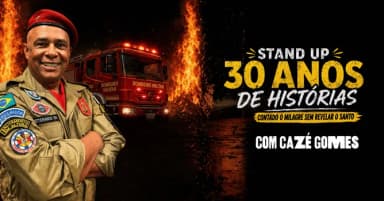 Cazé Gomes - 30 ANOS DE HISTÓRIAS: Contando o milagre sem revelar o santo no Porão Comedy BC em Balneário Camboriú