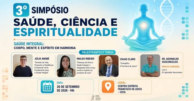 Imagem do CEFA - 3º Simpósio Saúde, Ciência e Espiritualidade.