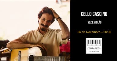 Cello Cascino no Fino da Bossa em São Paulo