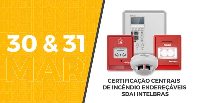 Imagem do Certificação Centrais de Incêndio Endereçáveis SDAI Intelbras