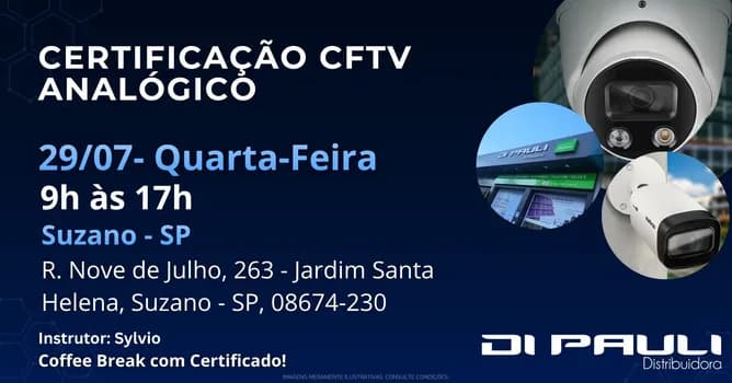 Imagem do Certificação CFTV Analógico
