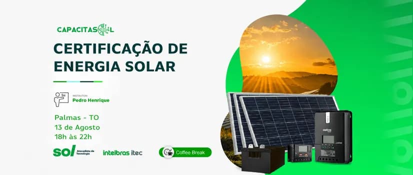 Imagem do Certificação de Energia Solar - Palmas (TO)