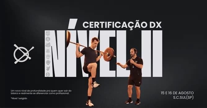 Imagem do Certificação DX - Nível II - Agosto/2026 - São Paulo