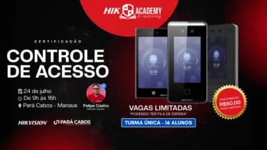 Certificação: Soluções em Controle de Acesso Hikvision em Manaus