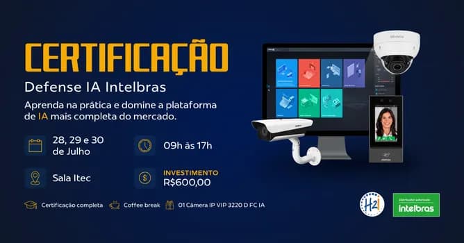 Imagem do CERTIFICAÇÃO TÉCNICA DO DEFENSE IA - VIDEOMONITORAMENTO