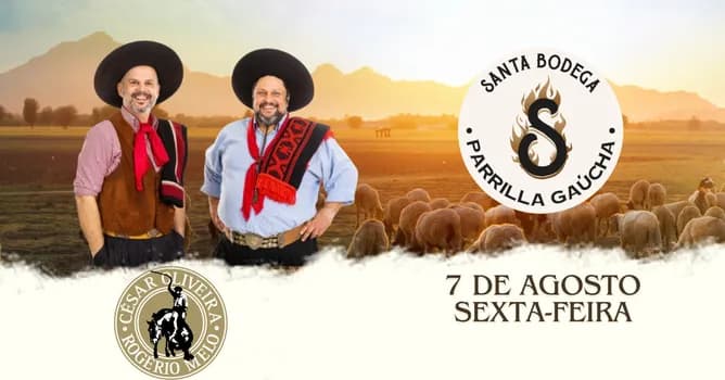 Imagem do CÉSAR OLIVEIRA E ROGÉRIO MELO - SANTA BODEGA CACHOEIRINHA