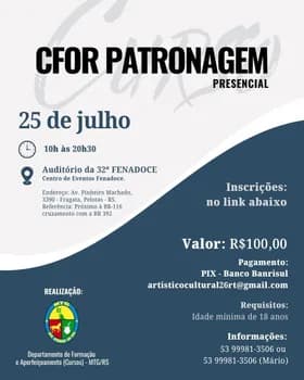 Imagem do CFOR PATRONAGEM PRESENCIAL
