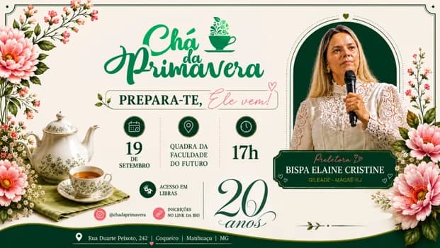 Imagem do CHÁ DA PRIMAVERA - 20 AN0S