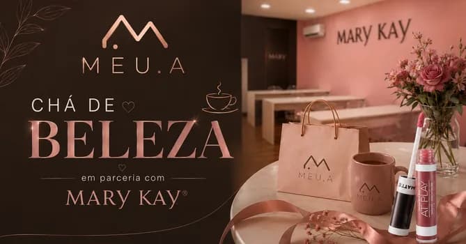 Imagem do Chá de Beleza Meu.A - Parceria Bruna Diniz Mary Kay