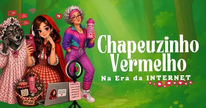 Imagem do Chapeuzinho Vermelho - Na Era da Internet