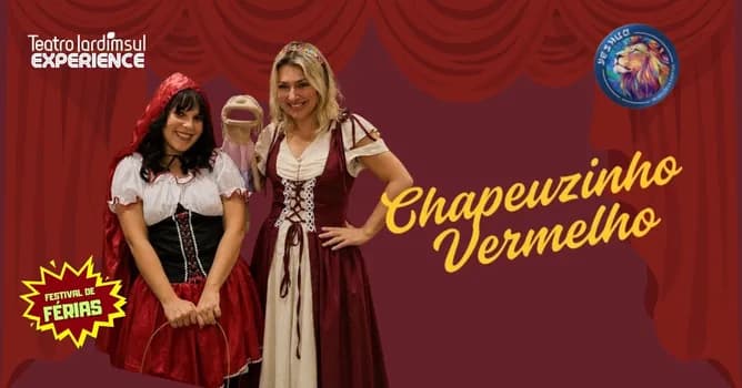 Imagem do Chapeuzinho Vermelho: Sorriso Limpo e Caminho Sustentável