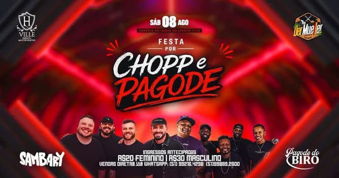 Imagem do CHOPP E PAGODE CERVEJARIA DER MUELLER
