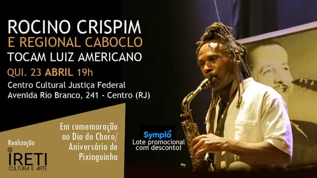 Imagem do Chorinho no Centro Cultural Justiça Federal (23/4/2026)