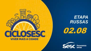 CICLO SESC 2026 ETAPA RUSSAS em Russas