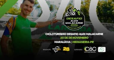 Cicloturismo Desafio Alex Malacarne 2026 em Medianeira