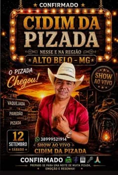 Imagem do Cidim da Pizada Show Ao Vivo