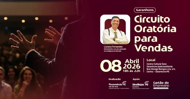 Imagem do Circuito de Oratória para Vendas - Edição Garanhuns