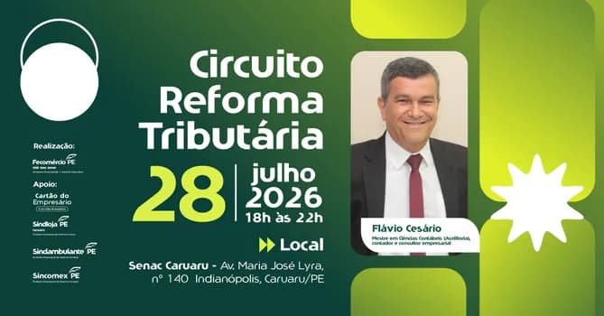 Imagem do Circuito Reforma Tributária - Edição Caruaru
