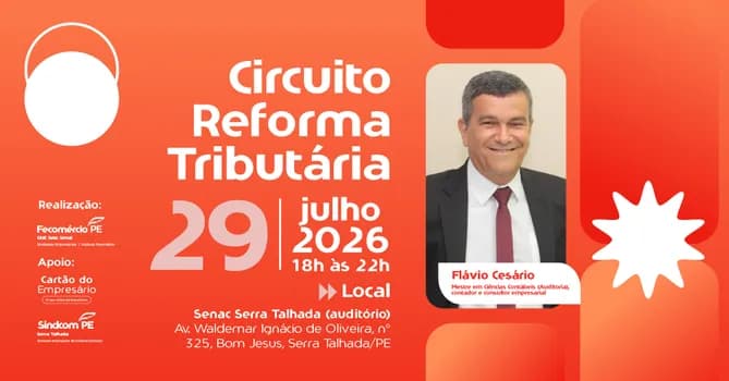 Imagem do Circuito Reforma Tributária - Edição Serra Talhada