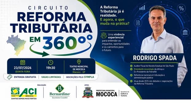 Imagem do Circuito Reforma Tributária em 360º