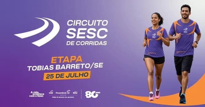 Imagem do CIRCUITO SESC DE CORRIDAS 2026 - ETAPA TOBIAS BARRETO/SE