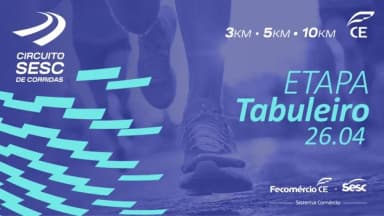 CIRCUITO SESC DE CORRIDAS ETAPA TABULEIRO-CE 2026 em Tabuleiro do Norte