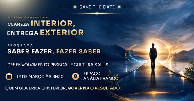 Imagem do Clareza Interior, Entrega Exterior - Exclusiva para o Time Salus