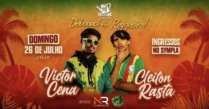 Imagem do Cleiton Rasta & Victor Cena no Casarão Mi Reggae
