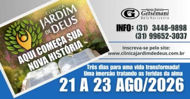 CLÍNICA JARDIM DE DEUS - AGOSTO 2026 em Pedro Leopoldo