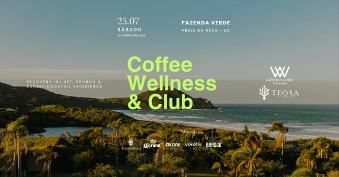 Imagem do Coffee Wellness Club 25.07 Praia do Rosa